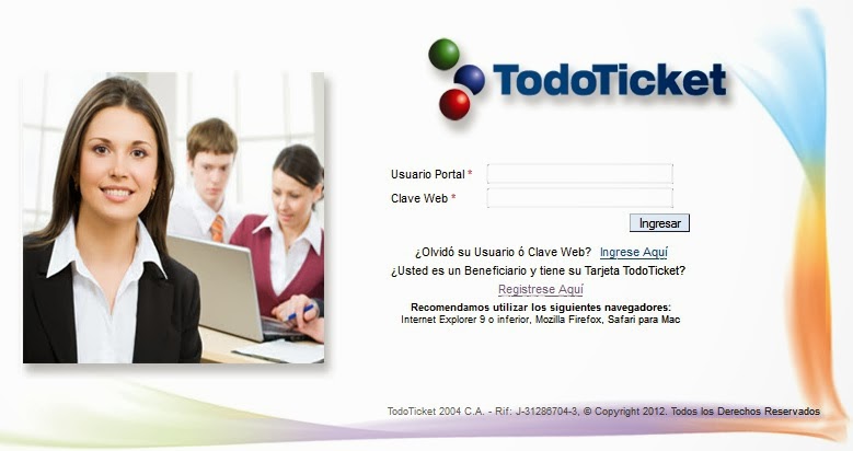 Entrada a Todoticket en linea. Entrada a Todoticket en linea.