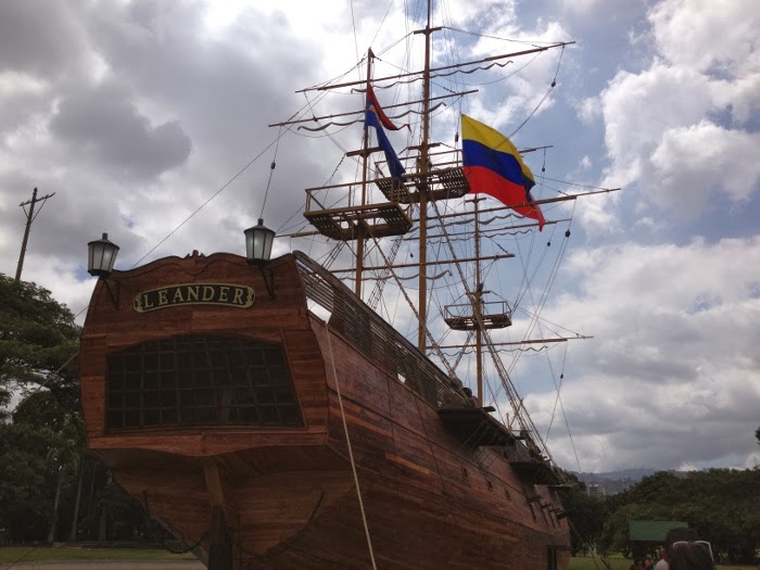 Replica del Buque Leander. Replica del Buque Leander.