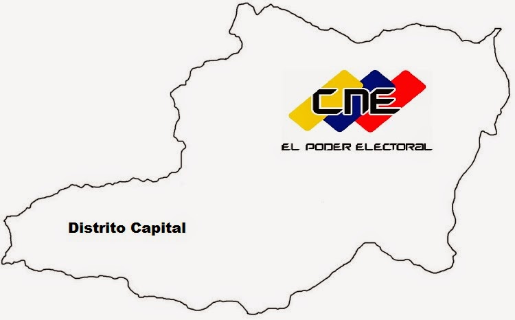Centros de Inscripción y Actualización CNE Distrito Capital