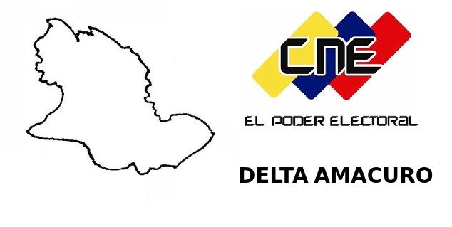 Mapa CNE Delta Amacuro