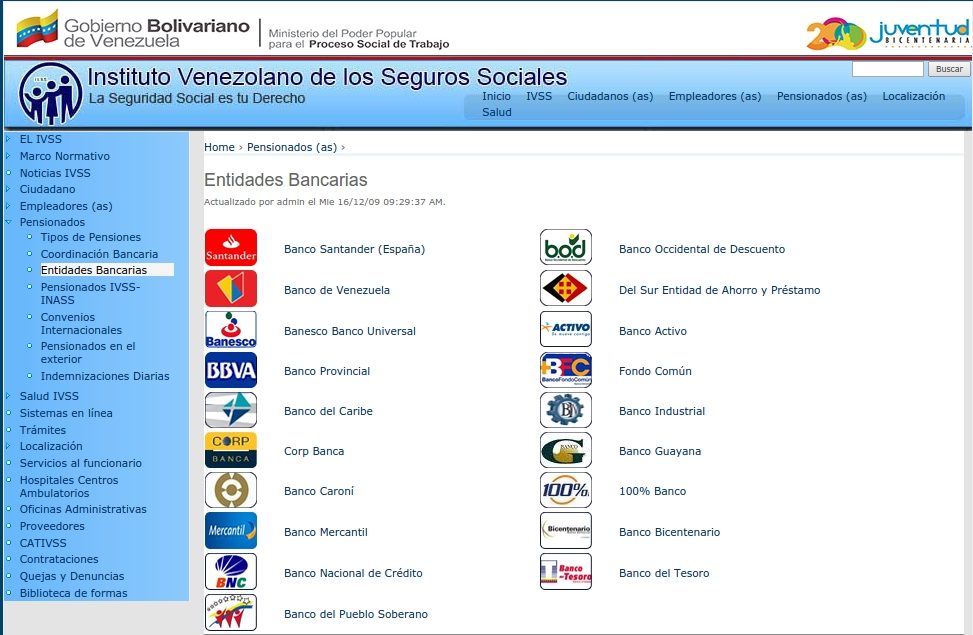 Bancos Afiliados al IVSS bancosivss-1