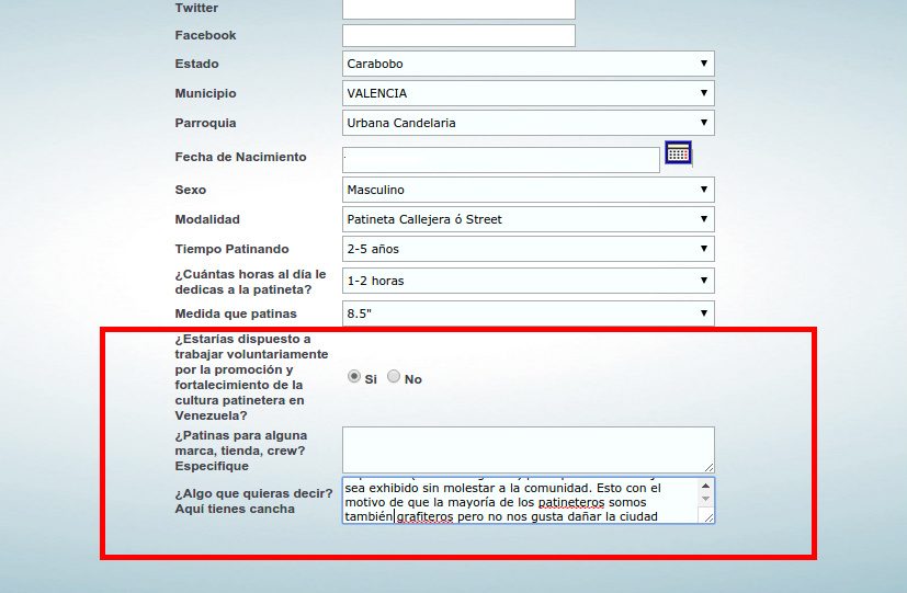 Proceso de Registro 4