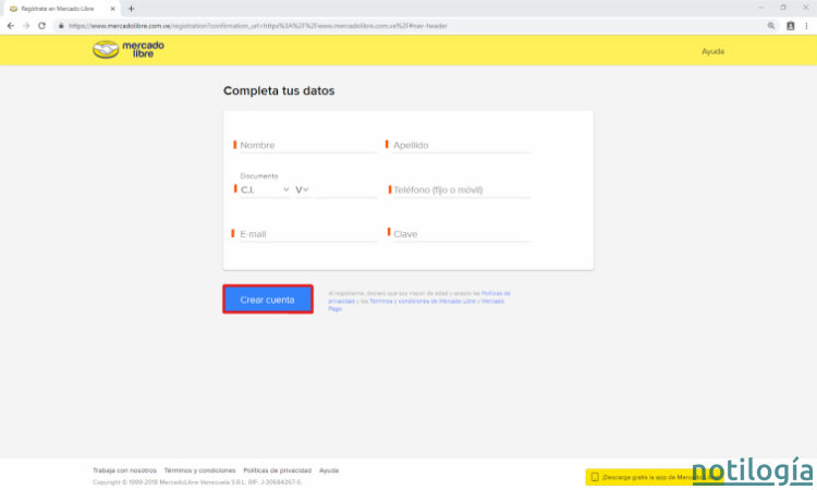 Mercadolibre Paso 2