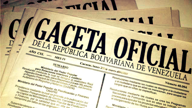 Gaceta Oficial