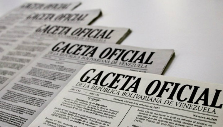 Gaceta Oficial