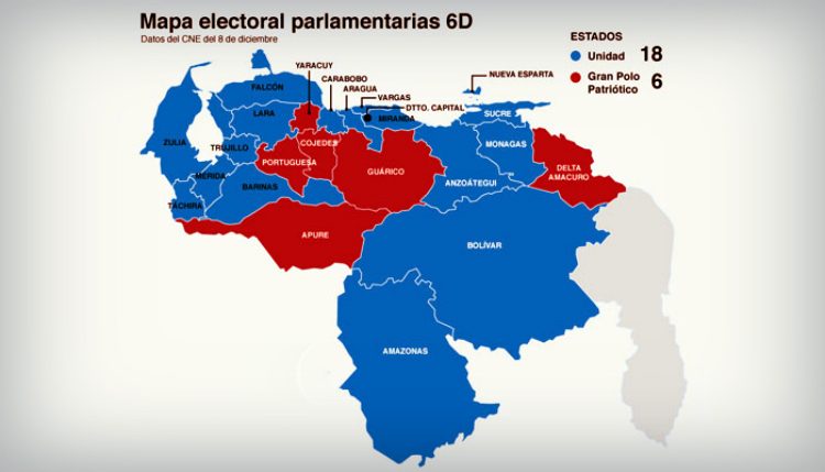 Mapa Elecciones Parlamentarias