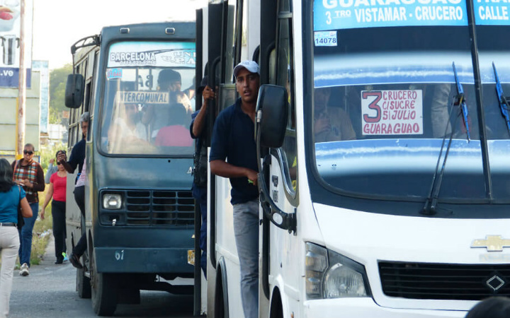 Precio del pasaje suburbano en Anzoátegui 2016 class= Anzoategui_Bus