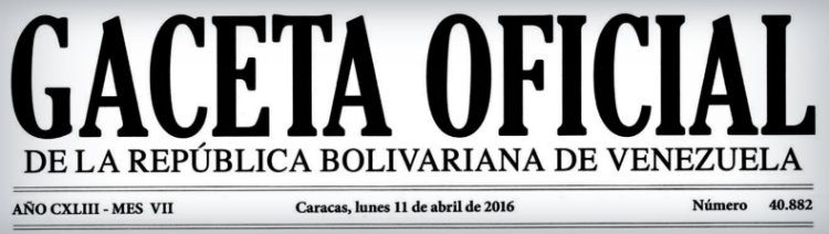 Gaceta Oficial 40.822