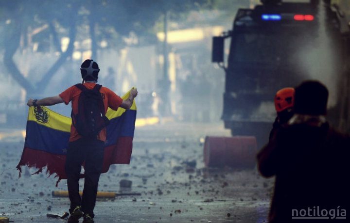 Protesta en Caracas