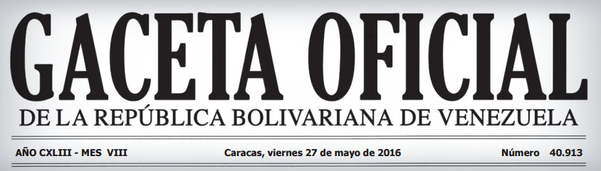 Gaceta Oficial 40.913