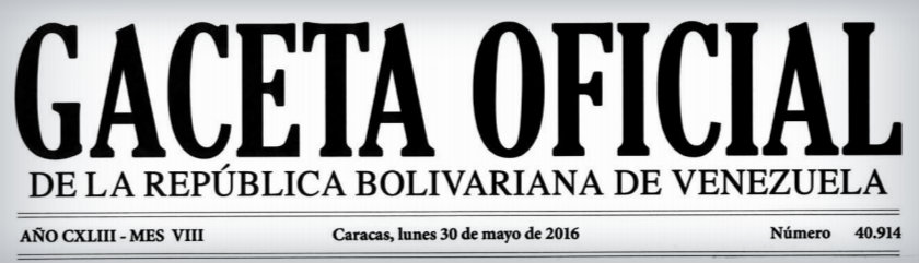 Gaceta Oficial 40.914