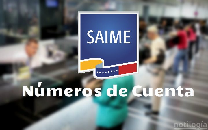 Números de cuenta Saime