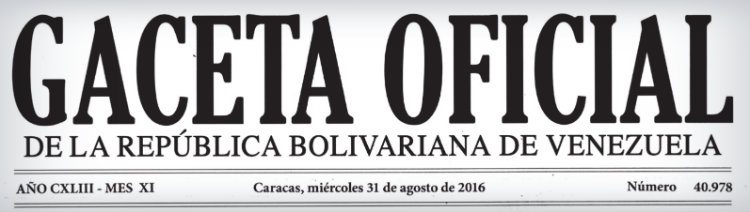 Gaceta Oficial 40.978