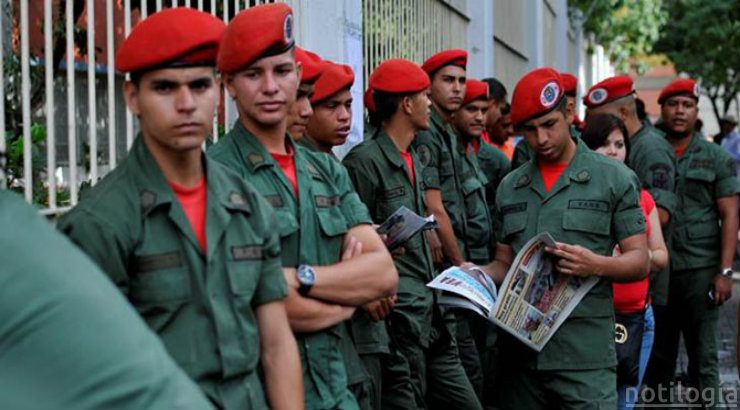 Planilla para el Registro Militar Venezolano