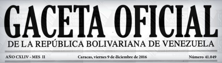 Gaceta Oficial 41.049