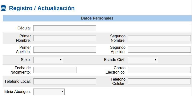 Datos Personales