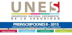 Inscripciones UNES 2015