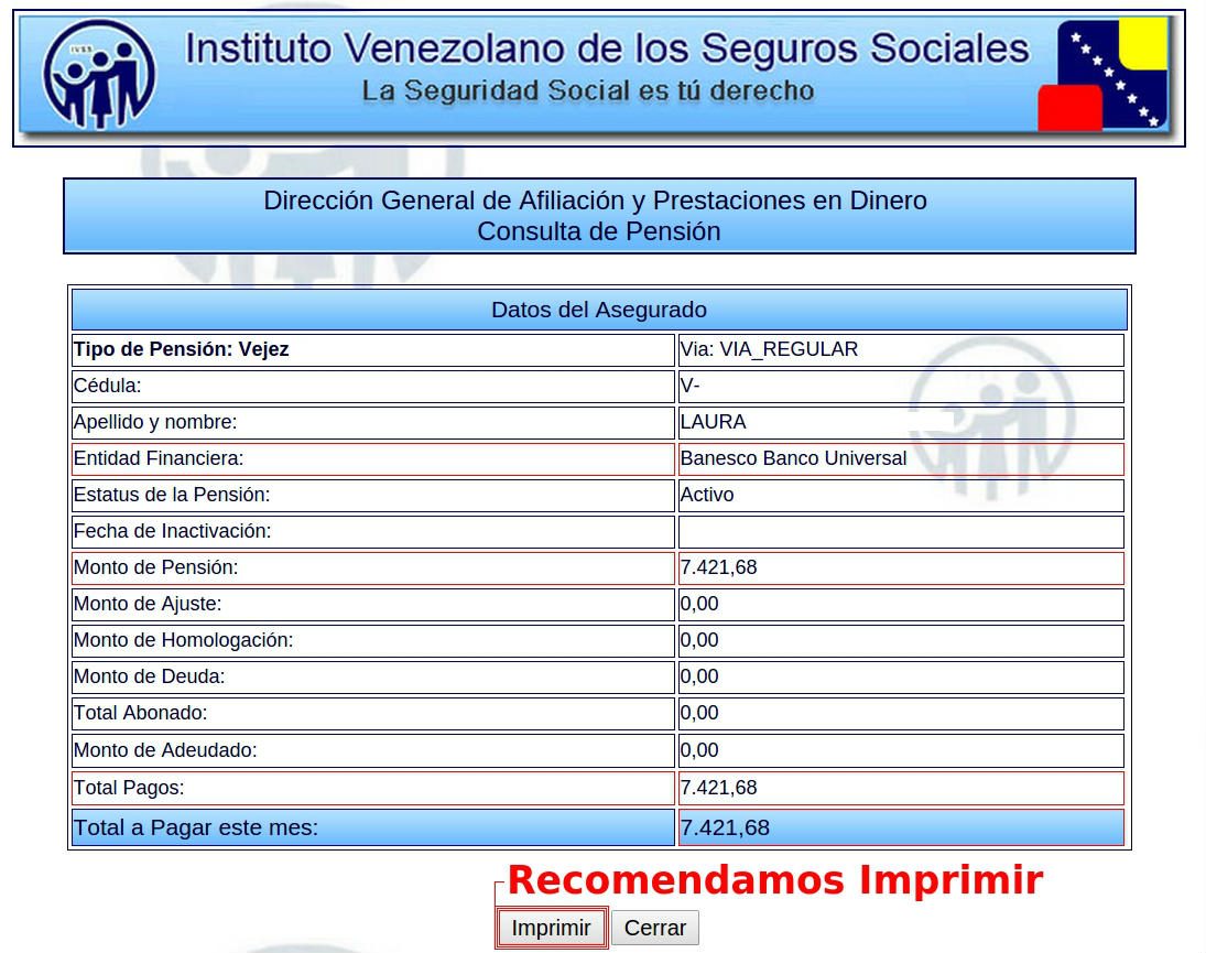 Afortunado Nuevo Pensionado