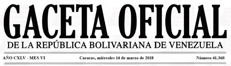 Gaceta Oficial 41.360