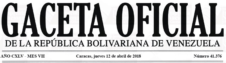 Gaceta Oficial 41.376