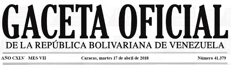 Gaceta Oficial 41.379