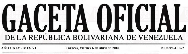 Gaceta Oficial 41.372