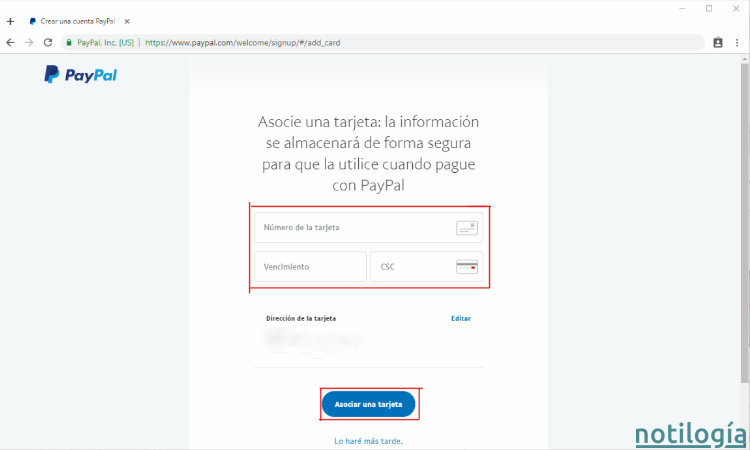 Paypal Paso 6