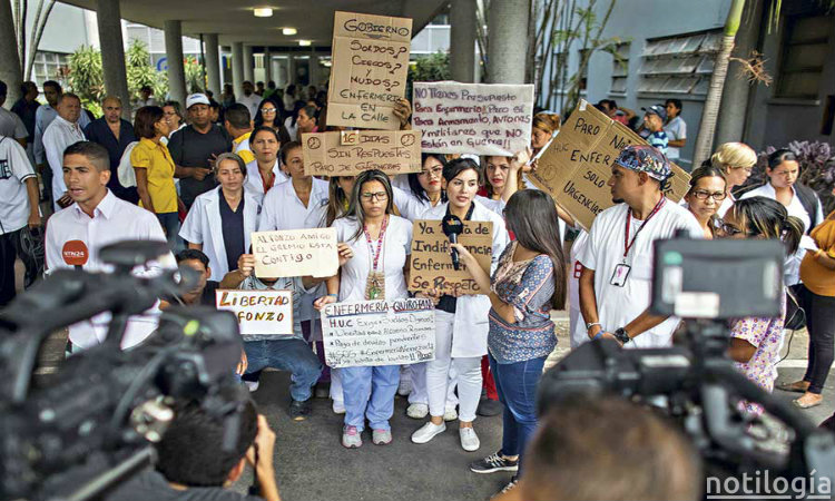 Protestas de Enfermeras