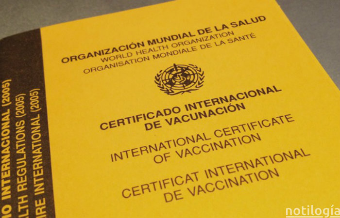 fiebre amarilla certificado