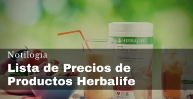 Lista de precios de productos Herbalife